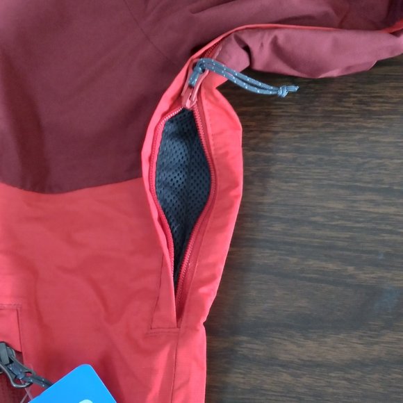 🆕 Columbia Men's Valley Elite Stretch Jacket, Medium - Mountain Red, Black, NWT - Picture 7 of 7